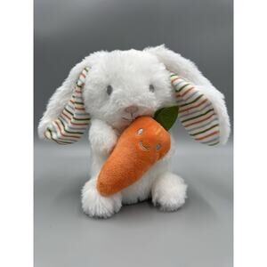 Dreamgro You Make Me So Hoppy Happy Spring Bunny Holding Carrot Plush 7”